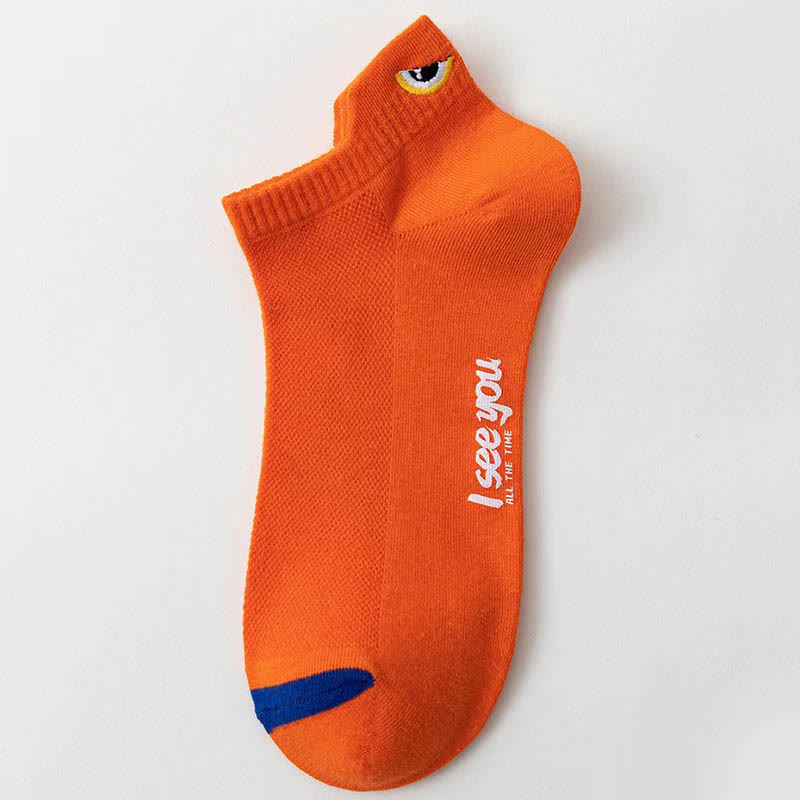 Knöchel-Kompressionssocken im modischen Design in Übergröße (10 Paar) - Orange - EU39-44 (US6-10) - image 18