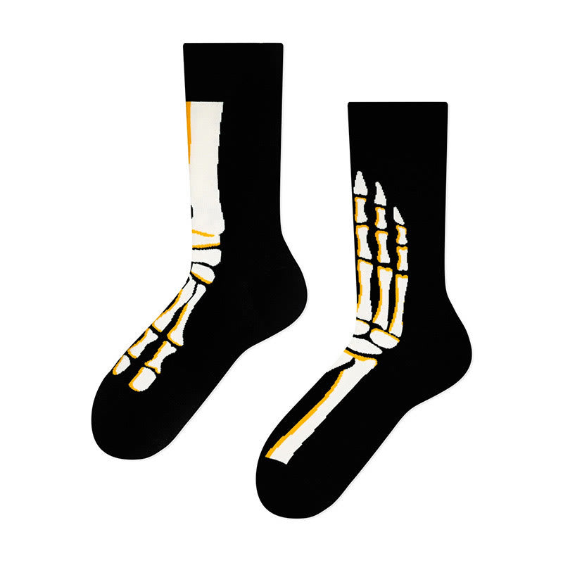 Neue Halloween-Crew-Socken in Übergröße (4 Paar) - Schwarz - EU36-42 (US3-8,5) - image 2