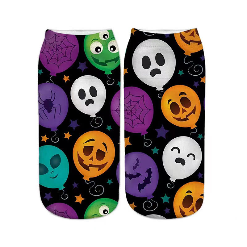 3D-Halloween-Viertel-Socken in Übergröße (5 Paar) - image 4