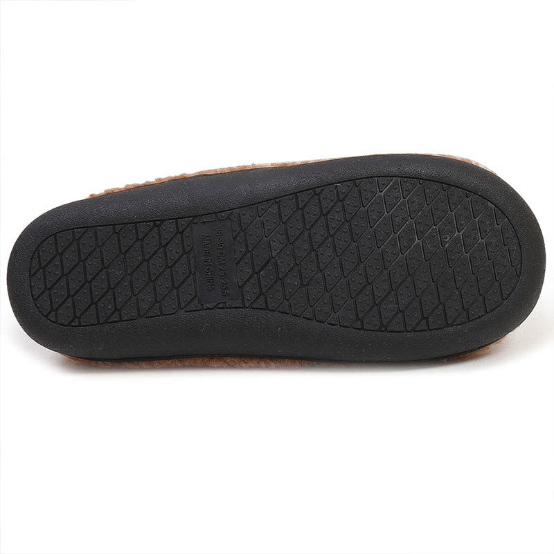 Warme Hausschuhsocken in Übergröße mit einfarbiger Optik - image 7