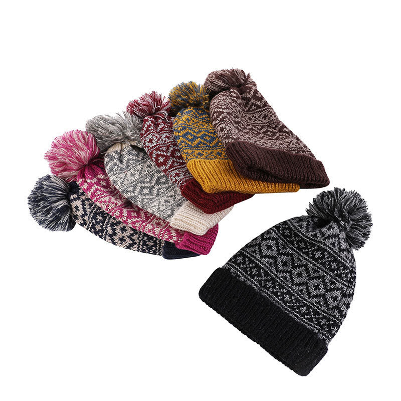 Warmer Winter-Mützen-Schal 2-in-1-Set