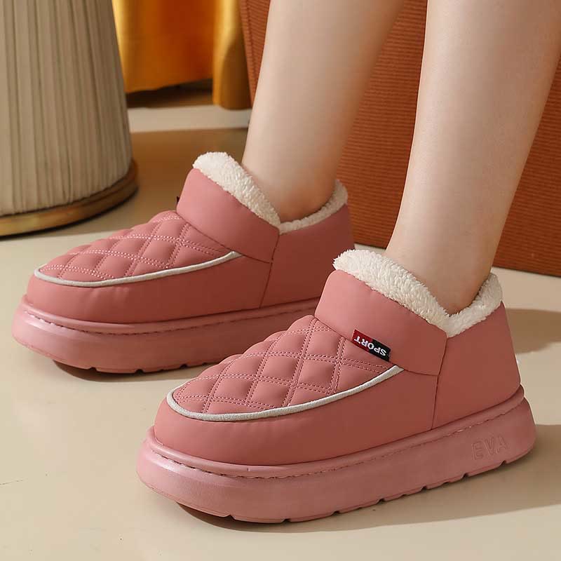 Hausschuhe mit Gittermuster in Übergröße - image 3