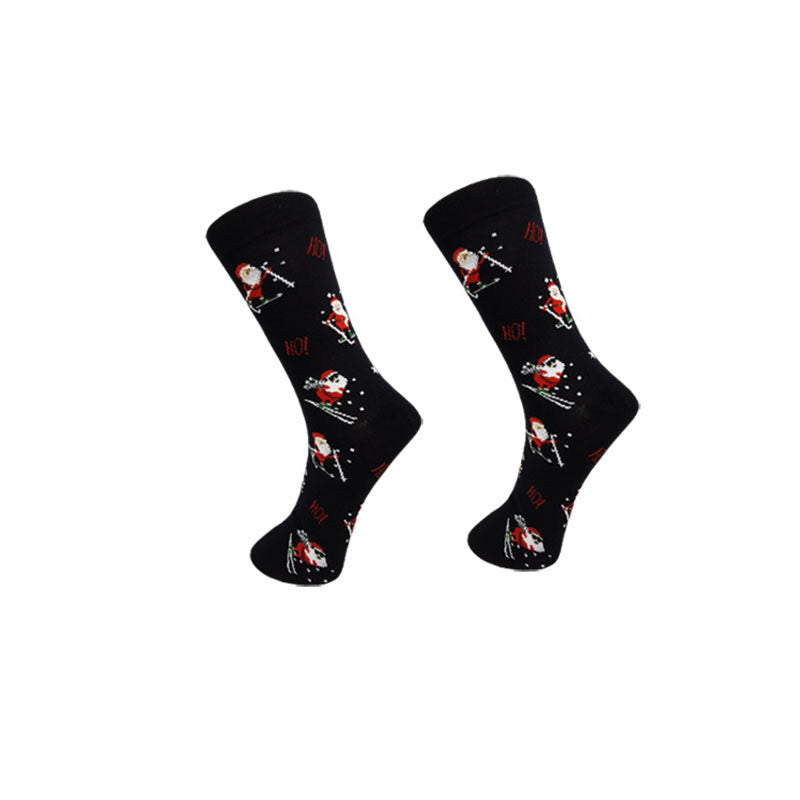 Weihnachtsmodische Viertelsocken in Übergröße (6 Paar) - image 7