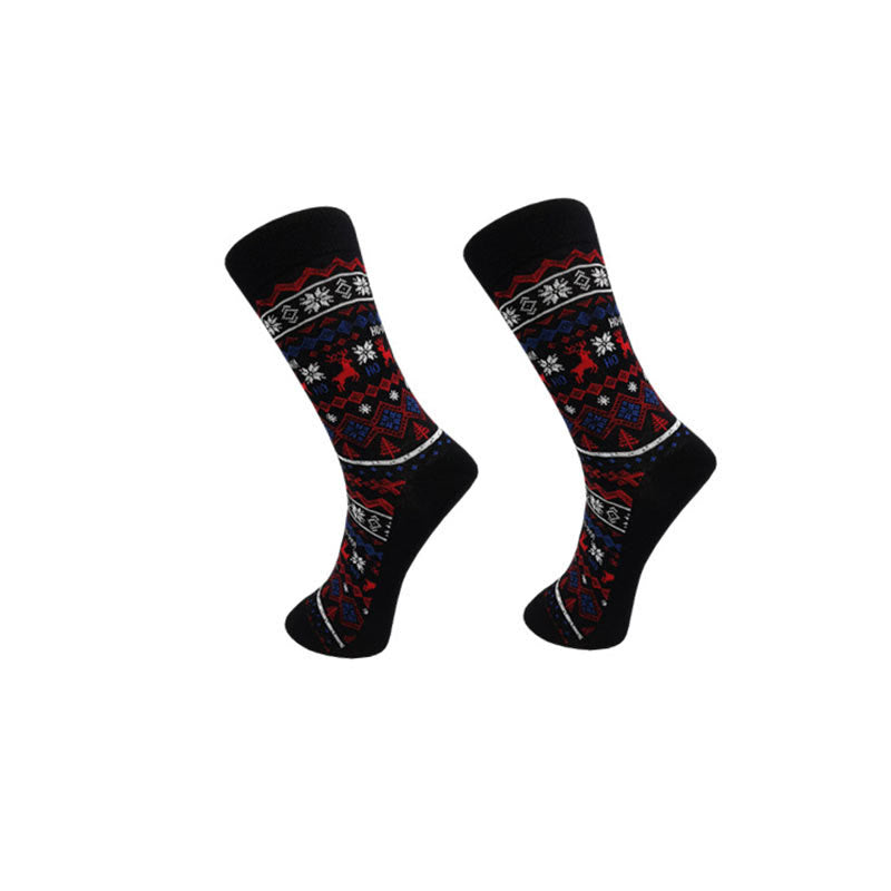 Weihnachtsmodische Viertelsocken in Übergröße (6 Paar) - image 2