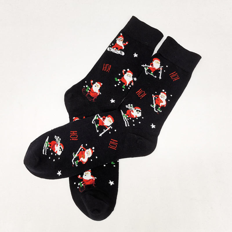 Weihnachtsmodische Viertelsocken in Übergröße (6 Paar) - image 10