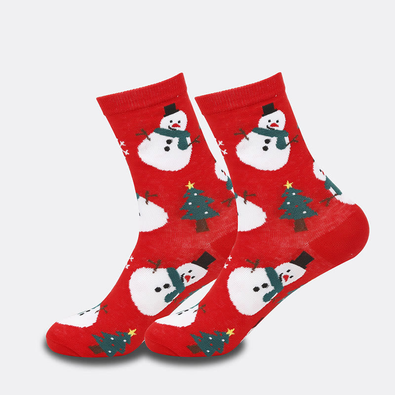 Süße Weihnachts-Viertel-Socken in Übergröße (4 Paar) - image 5