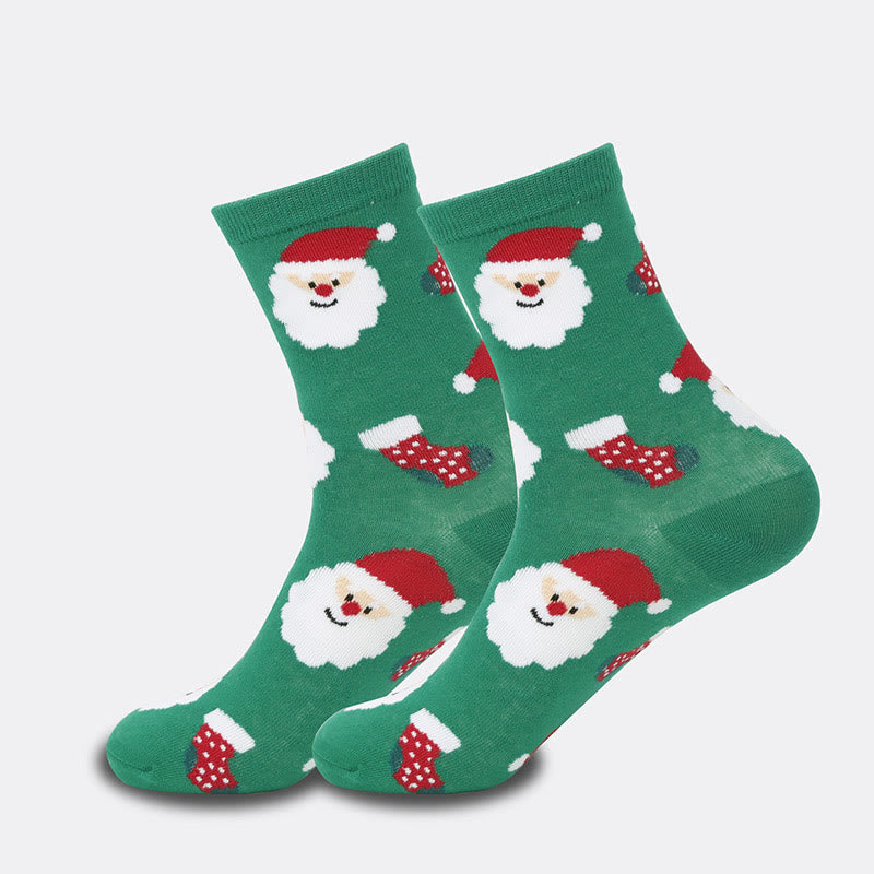 Süße Weihnachts-Viertel-Socken in Übergröße (4 Paar) - image 4