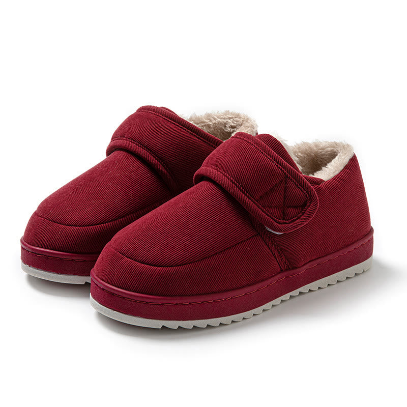 Winter-Hausschuhe in Übergröße - Wein - EU44-45 (US10-11) - image 10