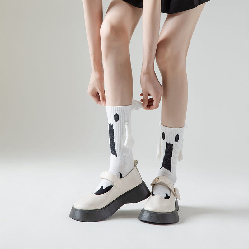 Ghost Magnetic Attraction Quarter-Socken in Übergröße (2 Paar) - image 2