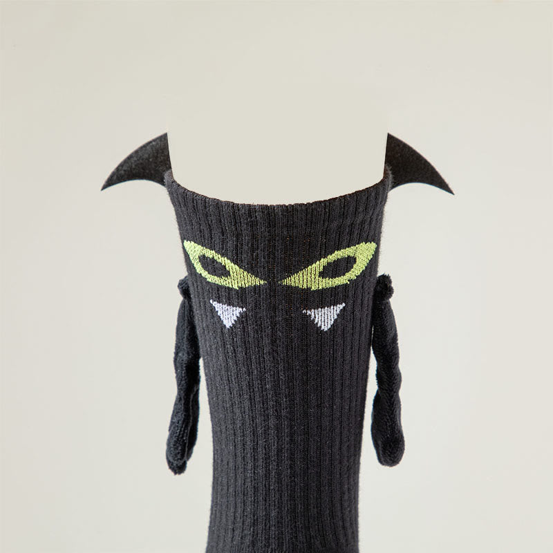 Ghost Magnetic Attraction Quarter-Socken in Übergröße (2 Paar) - Schwarz - EU36-44 (US3-10) - image 9