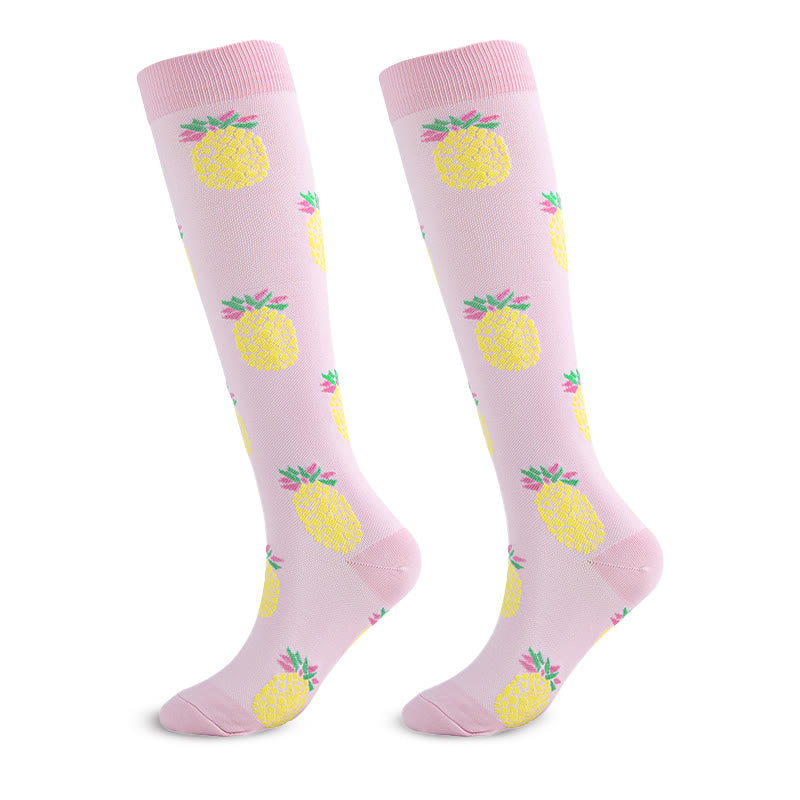 Kniehohe Kompressionsstrümpfe mit Tiermotiv (6 Paar) - image 13