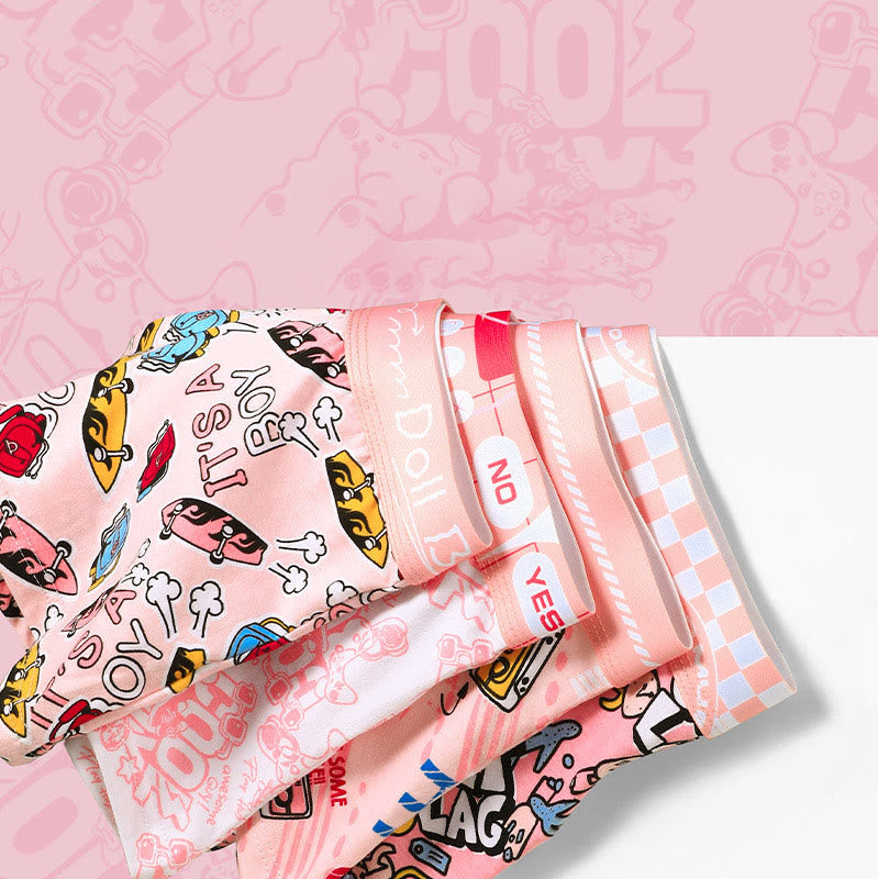 Boxershorts der Pink Series in Übergröße (4er-Pack)