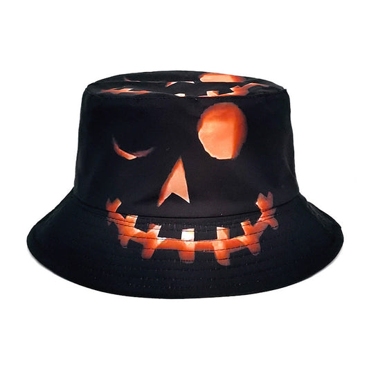 Halloween-Kürbis-Bucket-Hut in Übergröße - Schwarz - Einheitsgröße - image 0