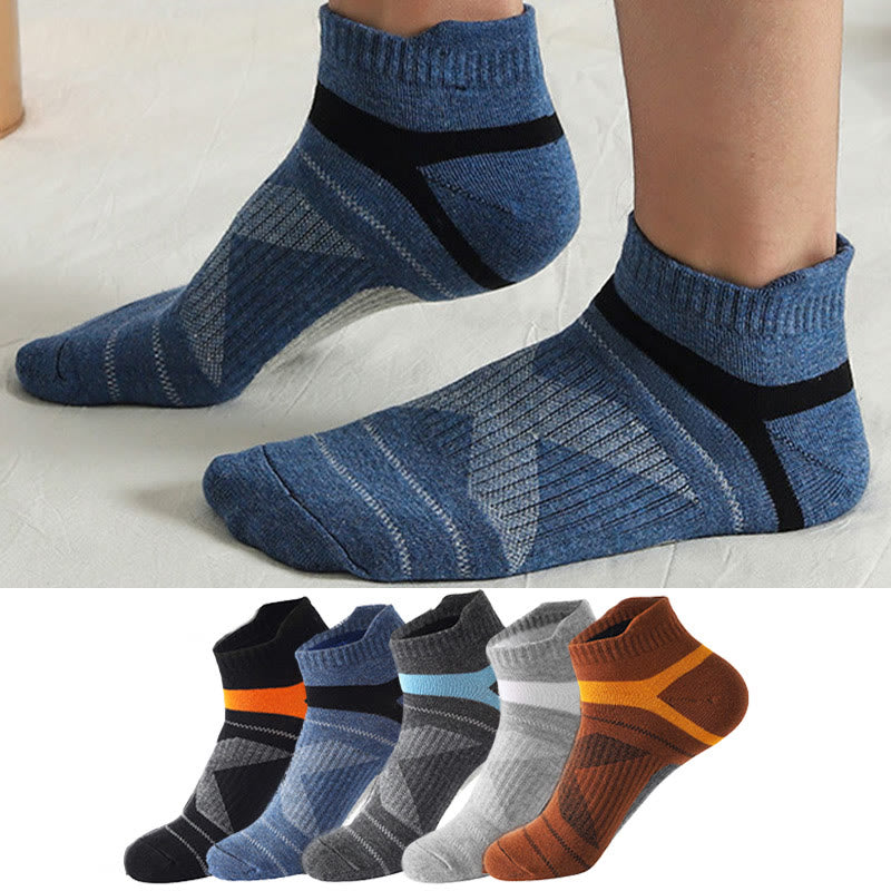 Knöchel-Kompressionssocken im modischen Design in Übergröße (10 Paar)
