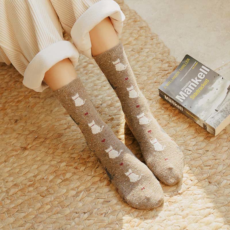 Viertelsocken mit gestreiftem Farbblockdesign (4 Paar) - image 1