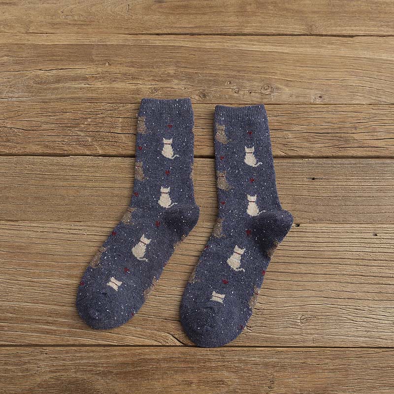 Viertelsocken mit gestreiftem Farbblockdesign (4 Paar) - Marineblau - EU36-40 (US3-7) - image 9