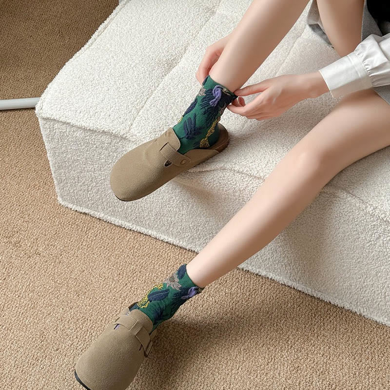 Viertelsocken mit niedlichen Drucken (5 Paar) - image 9