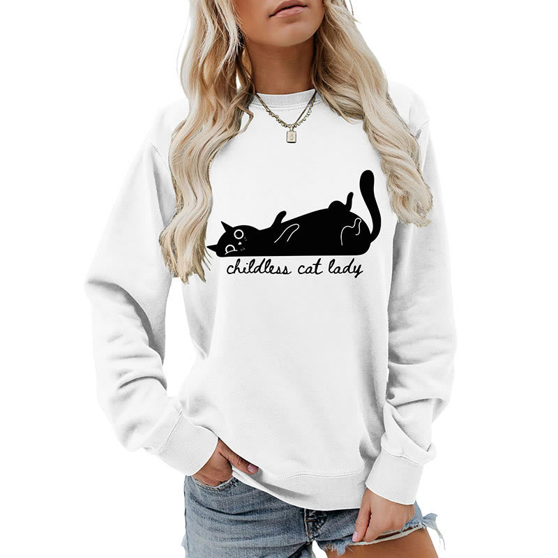 Süßes Katzen-Sweatshirt in Übergröße - image 17