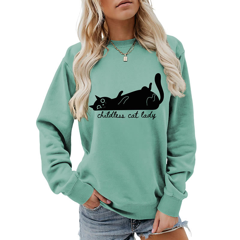 Süßes Katzen-Sweatshirt in Übergröße - image 27