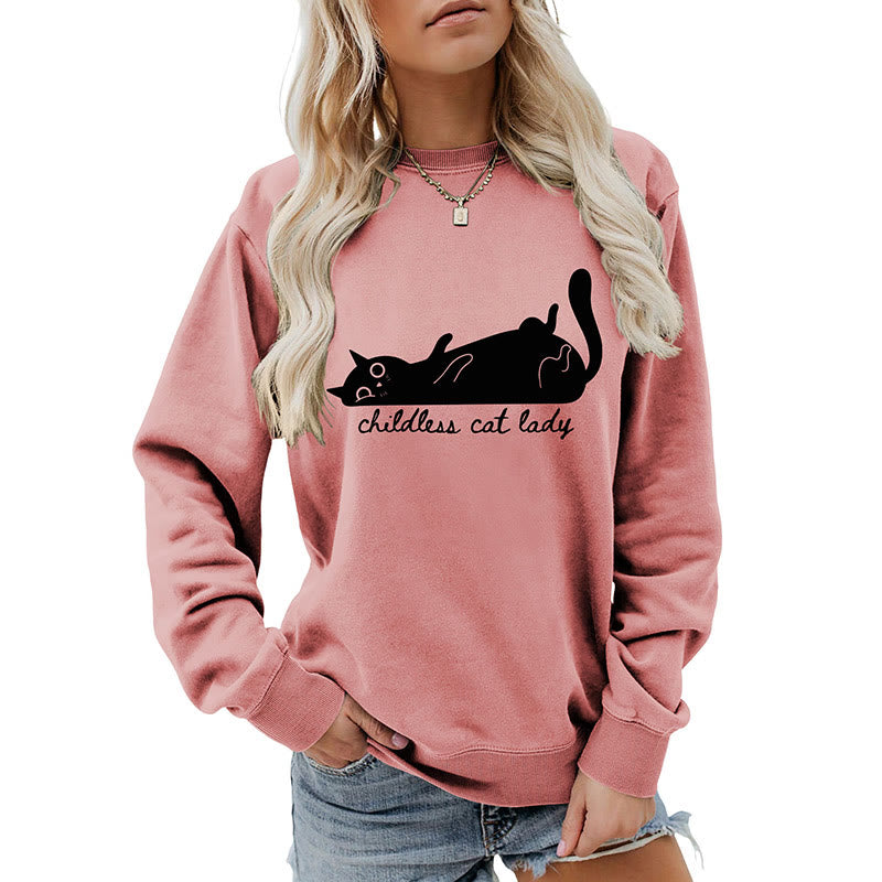 Süßes Katzen-Sweatshirt in Übergröße - image 21