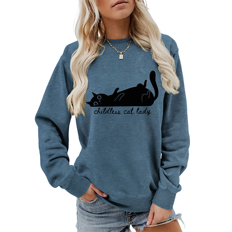 Süßes Katzen-Sweatshirt in Übergröße - image 22