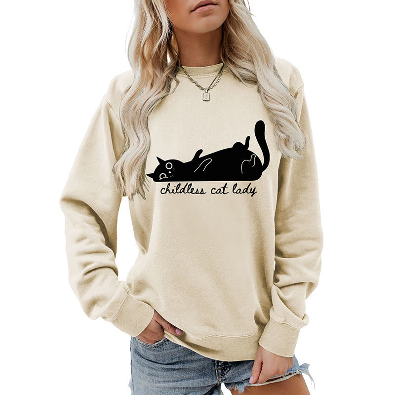 Süßes Katzen-Sweatshirt in Übergröße - image 24