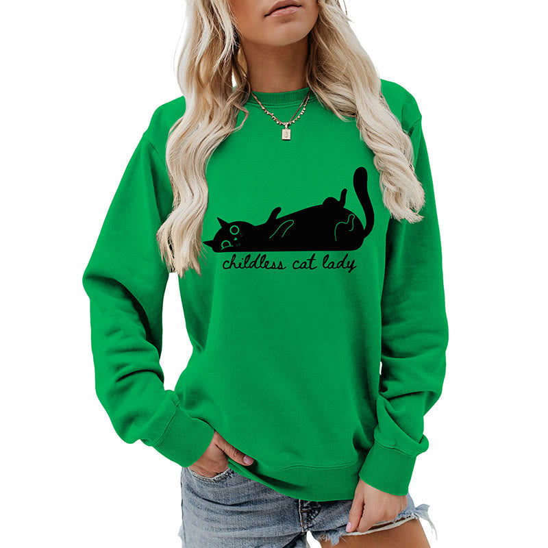 Süßes Katzen-Sweatshirt in Übergröße - image 23