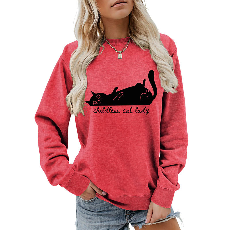 Süßes Katzen-Sweatshirt in Übergröße - image 26