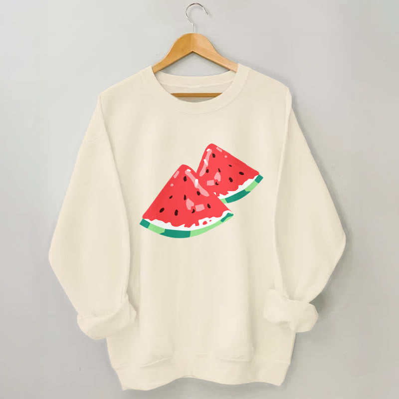 Wassermelonen-Sweatshirt in Übergröße - Aprikose - 3XL - image 1