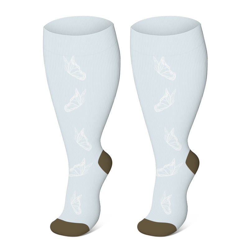 2XL-7XL Plus Size Penguin Fox Kompressionsstrümpfe - image 6