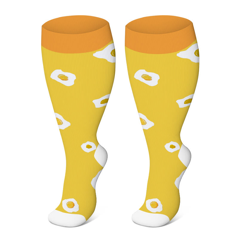 2XL-7XL Plus Size Yellow Series Kompressionsstrümpfe - image 7