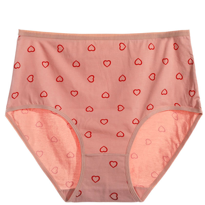 Slip mit rotem Herz in Übergröße (3er-Pack)