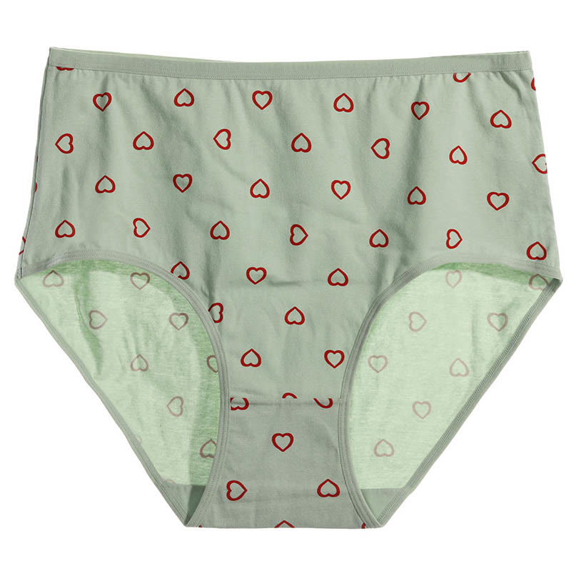 Slip mit rotem Herz in Übergröße (3er-Pack)