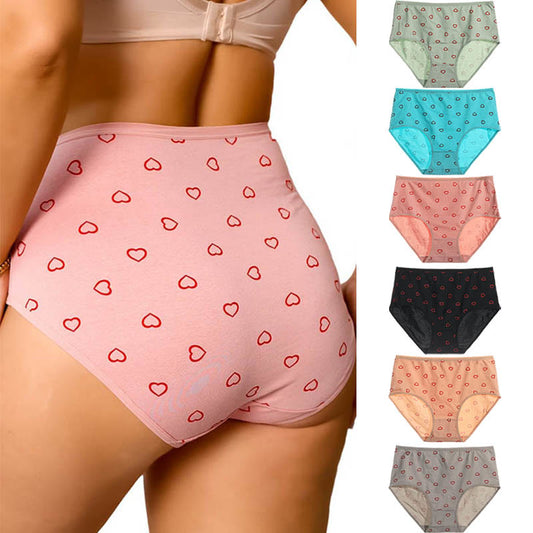 Slip mit rotem Herz in Übergröße (3er-Pack)