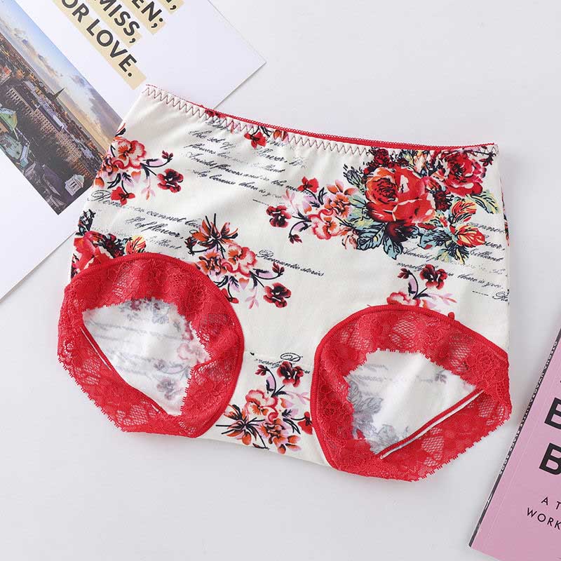 Spitzenhöschen in Übergröße (4er-Pack) - Rot - XL - image 16