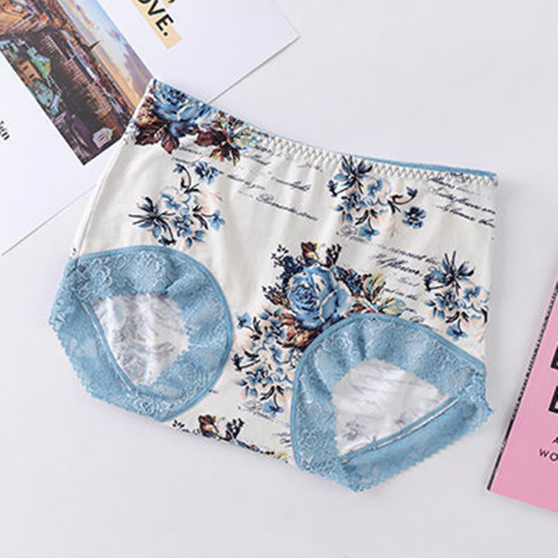 Spitzenhöschen in Übergröße (4er-Pack) - Blau - XL - image 18