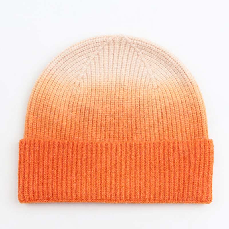 2-in-1-Set mit Handschuhen und Beanie in Farbverlaufsfarbe - Orange - Einheitsgröße - image 8