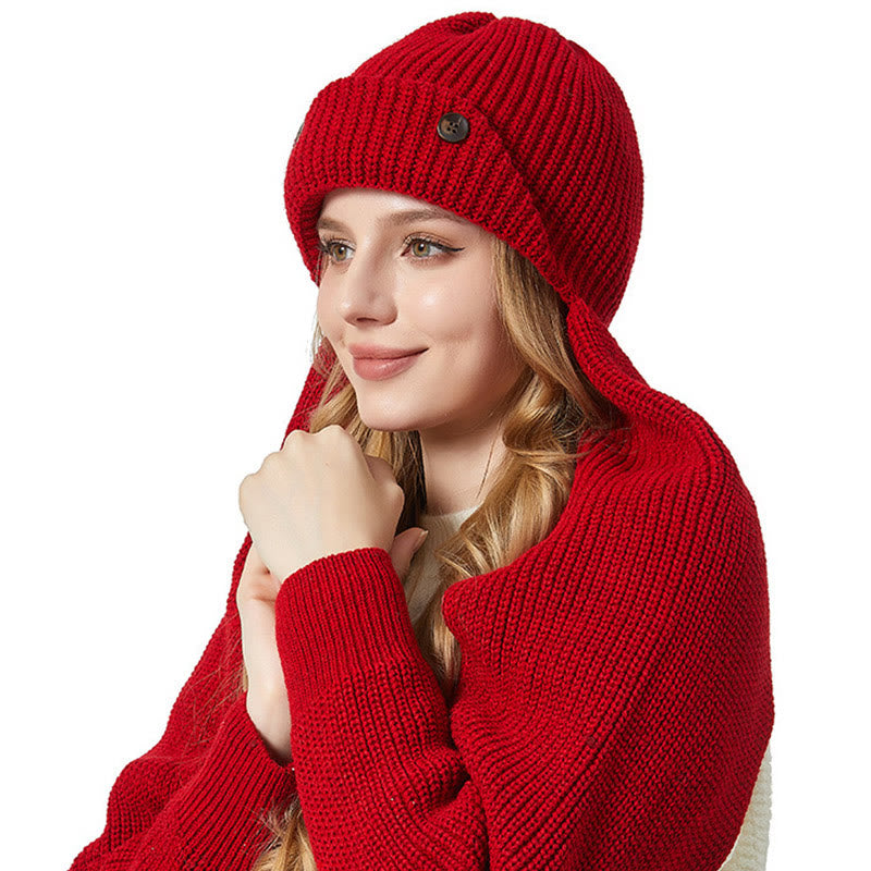 Ohrenschutz Beanie Schal 2 in 1 Set