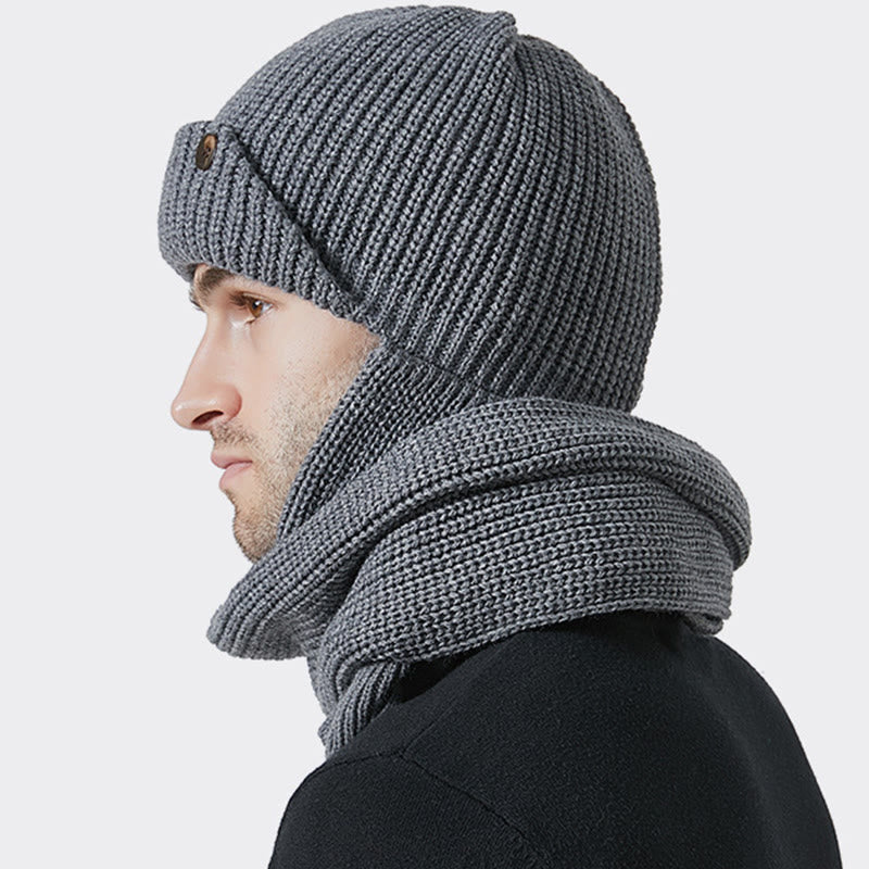Ohrenschutz Beanie Schal 2 in 1 Set