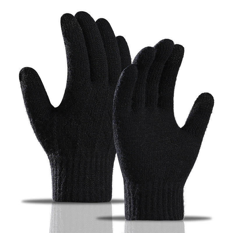 Jacquard-Winterwärmhandschuhe