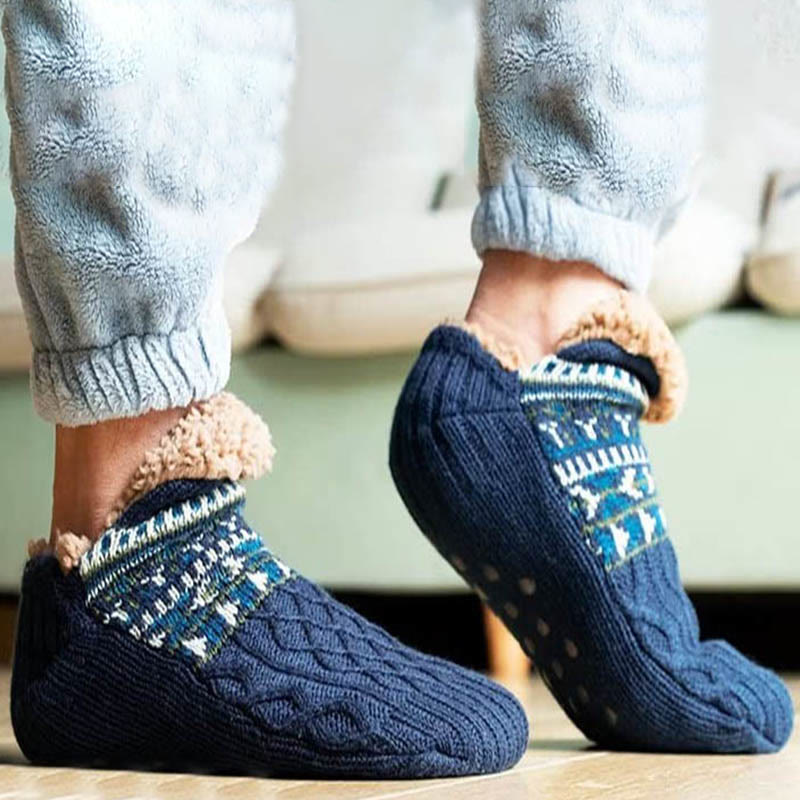 Verdickte gestrickte Hausschuhsocken in Übergröße - image 5