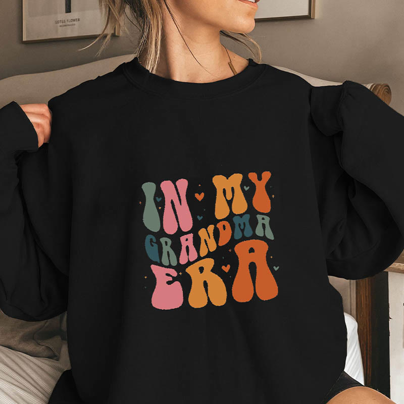 Sweatshirt mit lustigem Copy-Motiv in Übergröße
