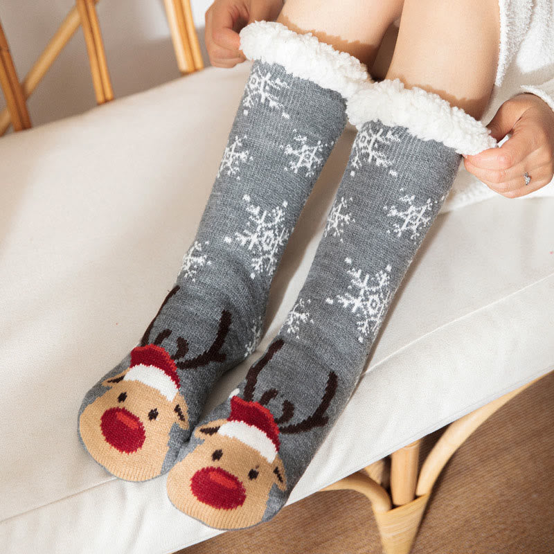 Bell Elk Slipper-Socken in Übergröße (2 Paar) - Grau - EU36-42 (US3-8,5) - image 3