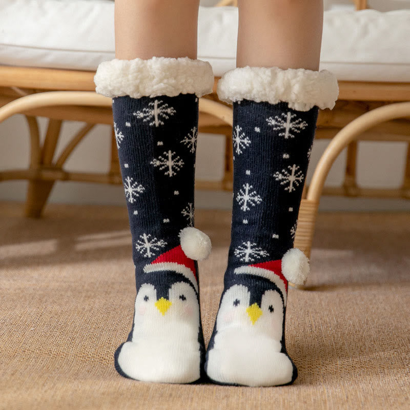 Eisbär-Hausschuhsocken in Übergröße (2 Paar) - Pinguin - EU36-42 (US3-8,5) - image 4