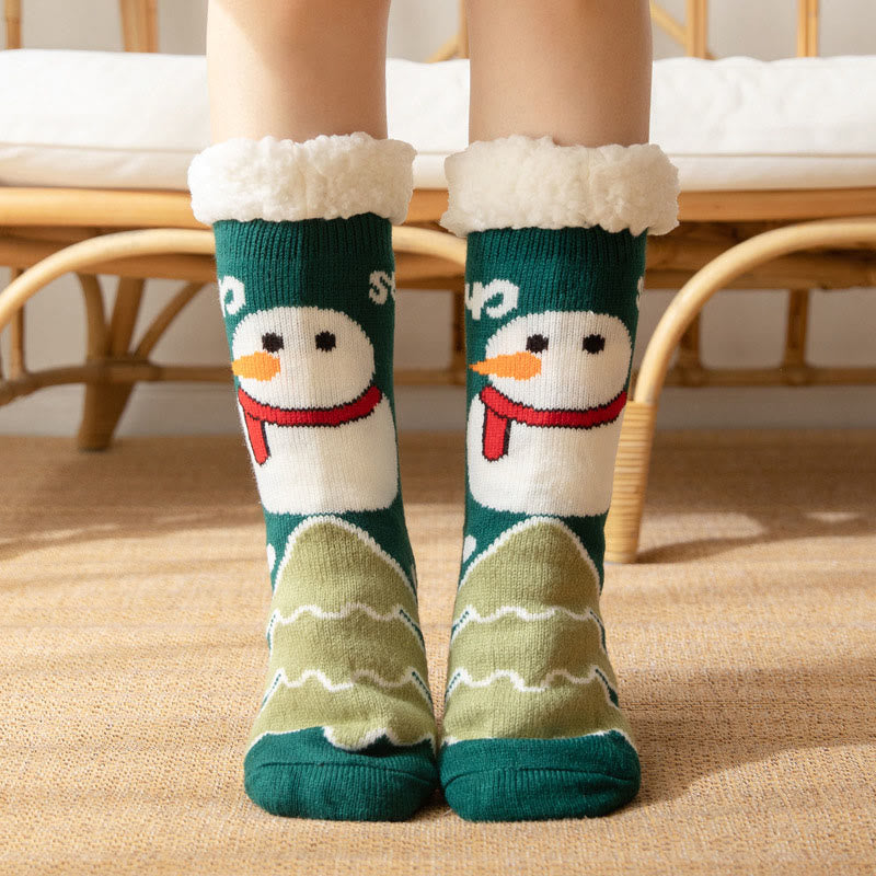 Eisbär-Hausschuhsocken in Übergröße (2 Paar) - Grün - EU36-42 (US3-8,5) - image 2