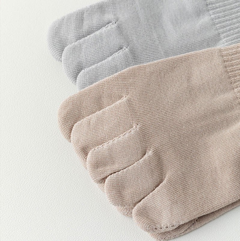 Socken zur Ausrichtung der fünf Zehen in Übergröße (5 Paar)