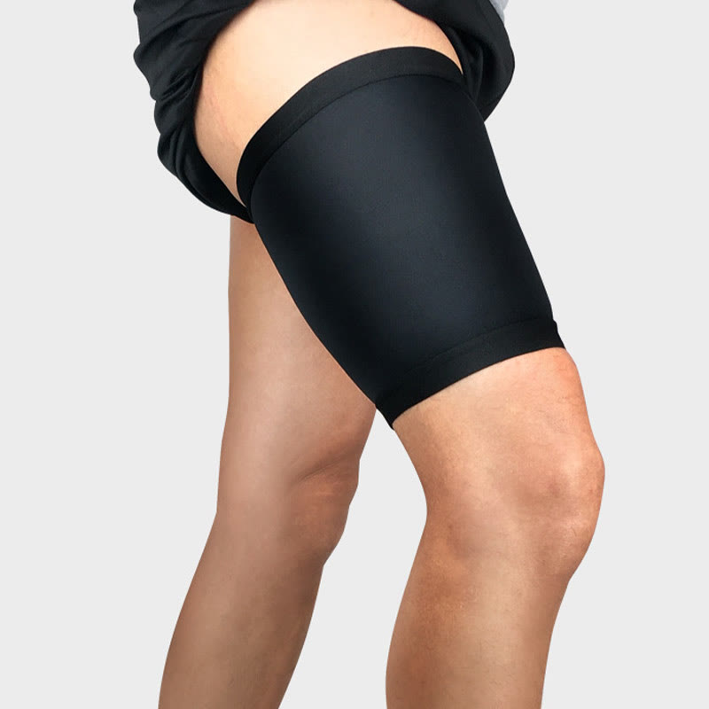 Einfarbige Sport-Kompressionsmanschette für den Oberschenkel
