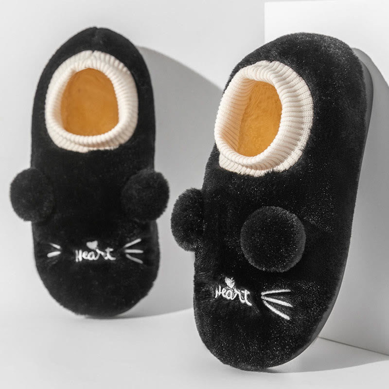 Hausschuhe mit Cartoon-Katze in Übergröße - Schwarz - EU43-44 (US9-10) - image 12