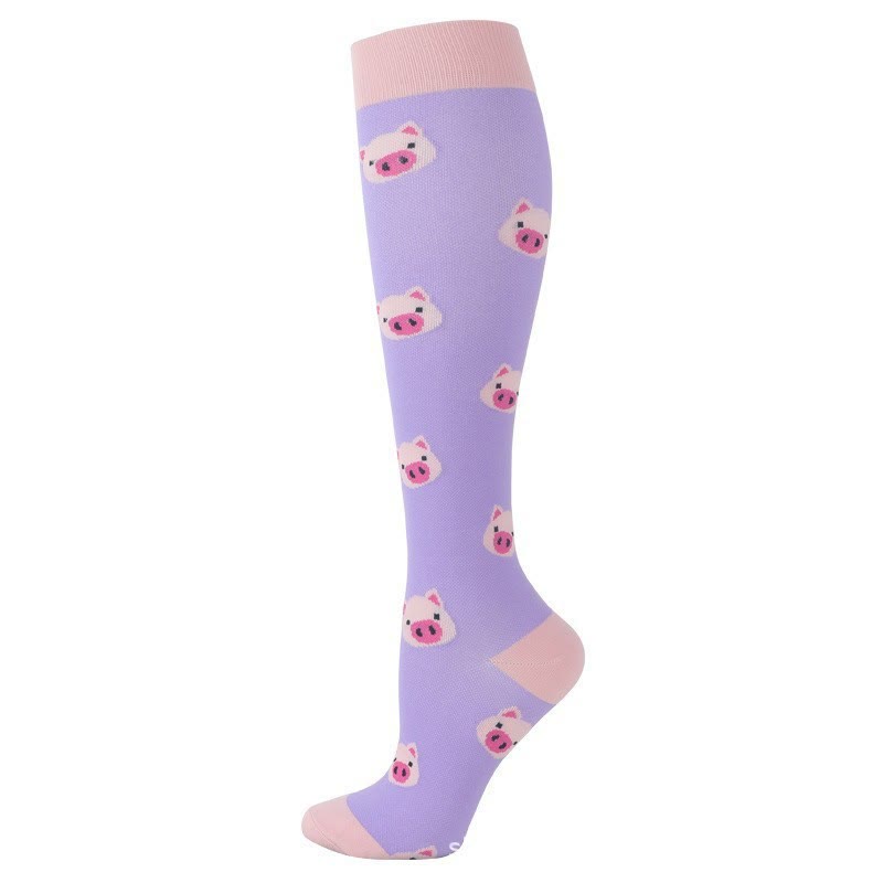 Kompressionsstrümpfe mit Einhorn-Tiermotiv (4 Paar) - image 2