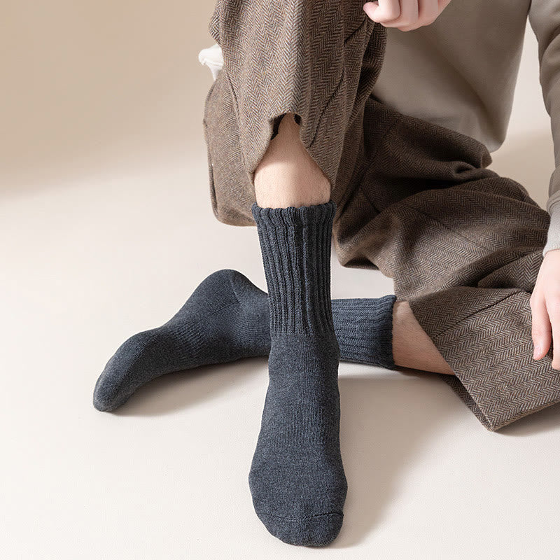 Viertelsocken mit dicken Streifen in Übergröße (4 Paar)